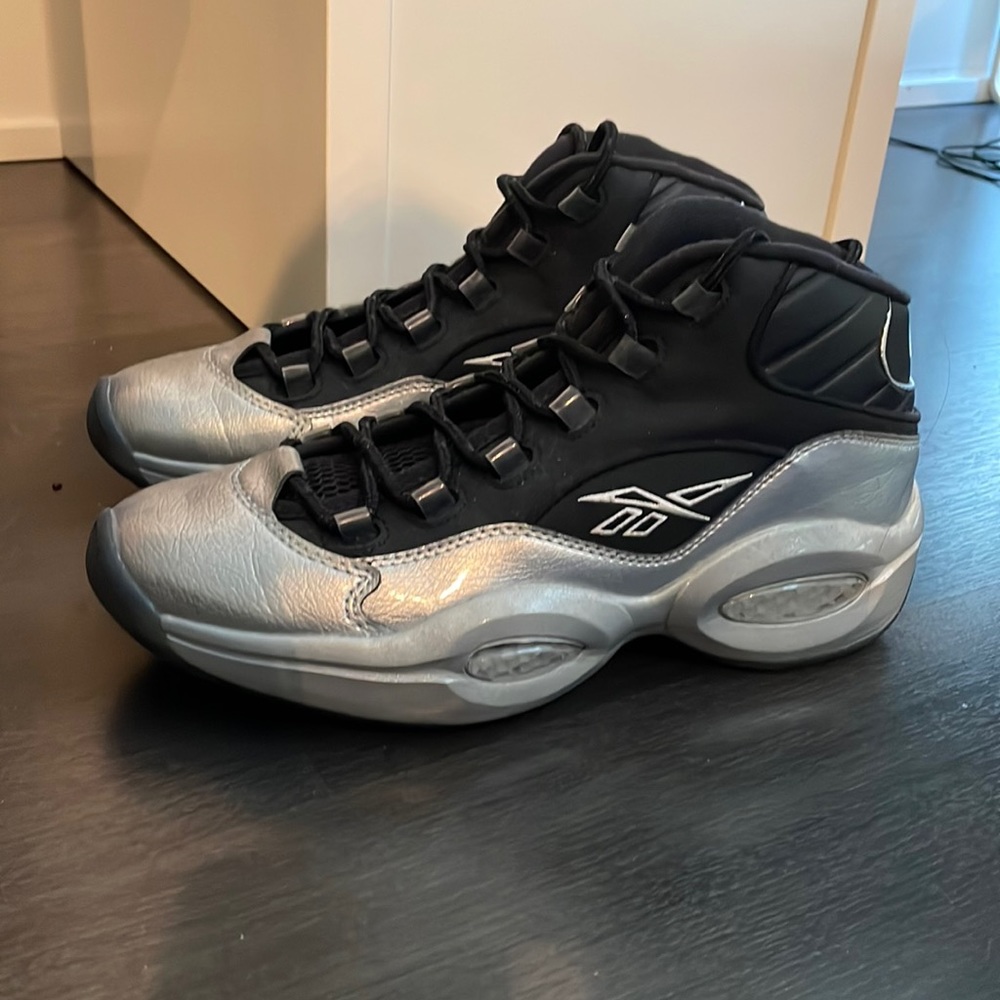 Reebok Question Black and Silver